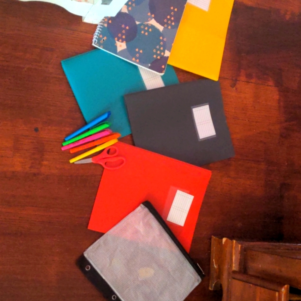 Back to school supplies for kids